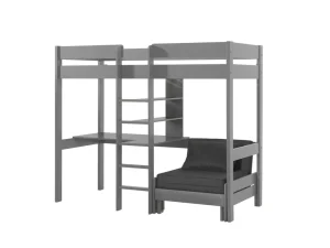 Vipack - Hoogslaper Pino - PIOLZB17 - Grijs - 105,2x174,4x200cm | Belga Meubelen Hot