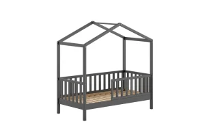 Vipack - Juniorbed Dallas - DAHK7080 - Grijs - 75,8x150,6x148cm | Belga Meubelen New