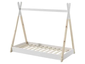 Vipack - Juniorbed Tipi - TIBE7014 - Natuur/Wit - 84,5x130,4x120cm | Belga Meubelen Outlet