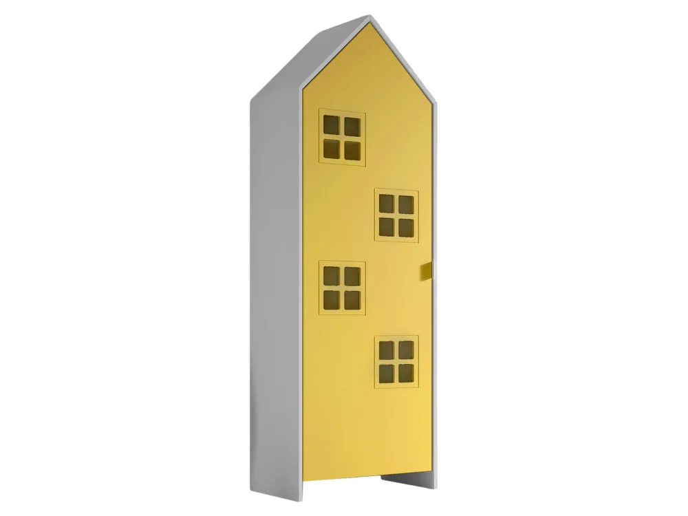vipack__kleerkast_casami__0.webp Vipack - Kleerkast Casami - CSBR1421 - Geel - 37x171,5x57,6cm | Belga Meubelen Discount