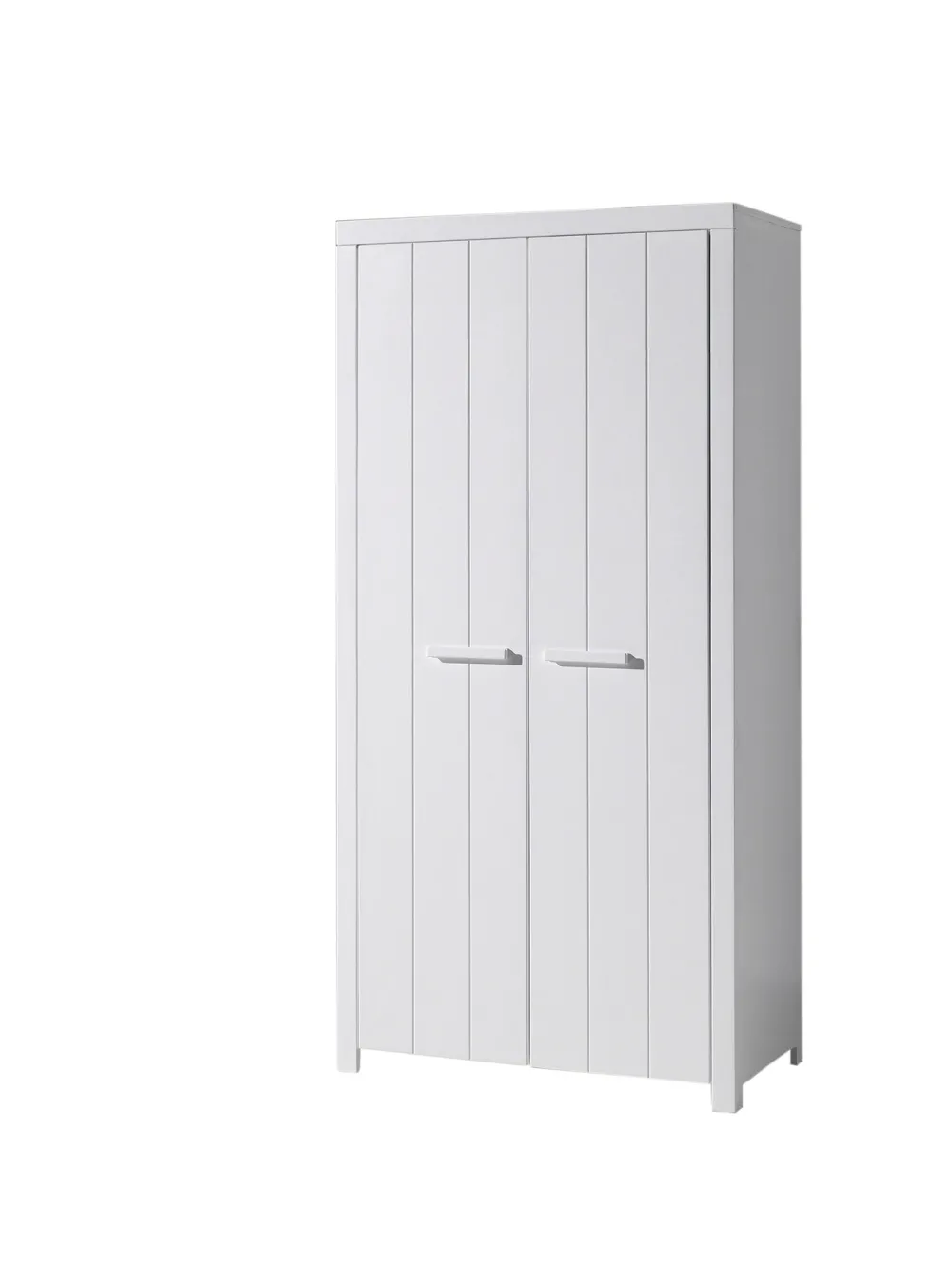 vipack__kleerkast_erik__e_0-1.webp Vipack - Kleerkast Erik - ERKL1214 - Wit - 57,5x205,5x99,5cm | Belga Meubelen Clearance