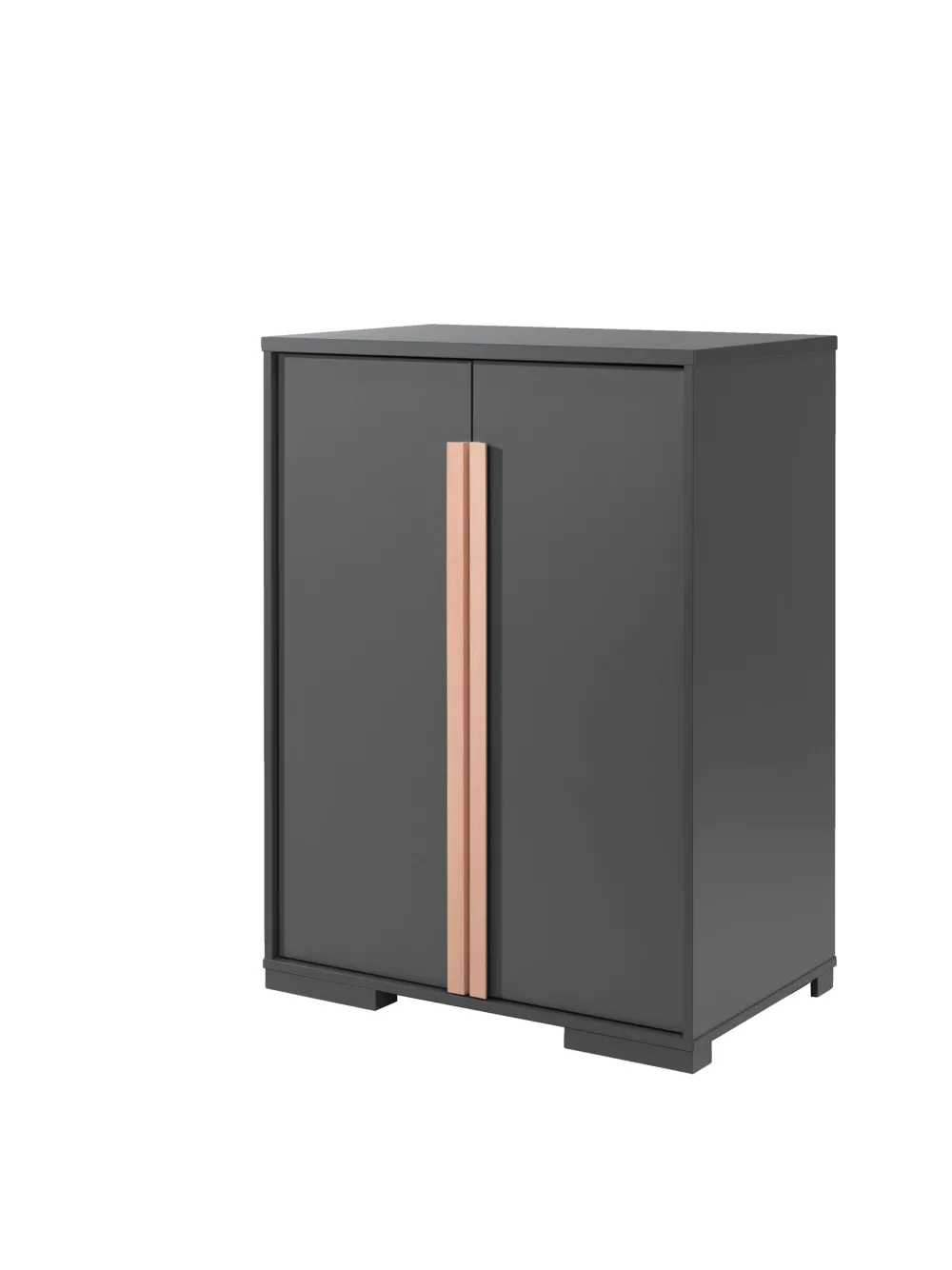 vipack__kleerkast_london__0-4.webp Vipack - Kleerkast London - LDHSKL80 - Grijs - 56x116,2xcm | Belga Meubelen Discount