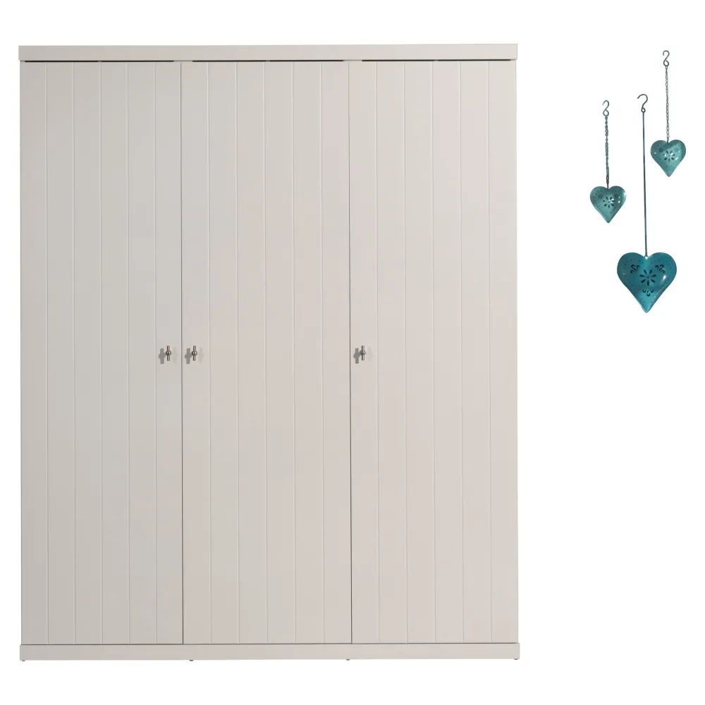 vipack__kleerkast_robin___0.webp Vipack - Kleerkast Robin - ROKL1314 - Wit - 57x204,5xcm | Belga Meubelen Sale