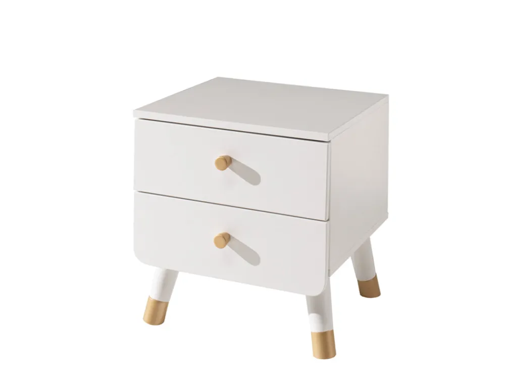 vipack__nachtkastje_billy_0-2.webp Vipack - Nachtkastje Billy - BINA2214 - Wit - 40x45,2x43,2cm | Belga Meubelen Fashion