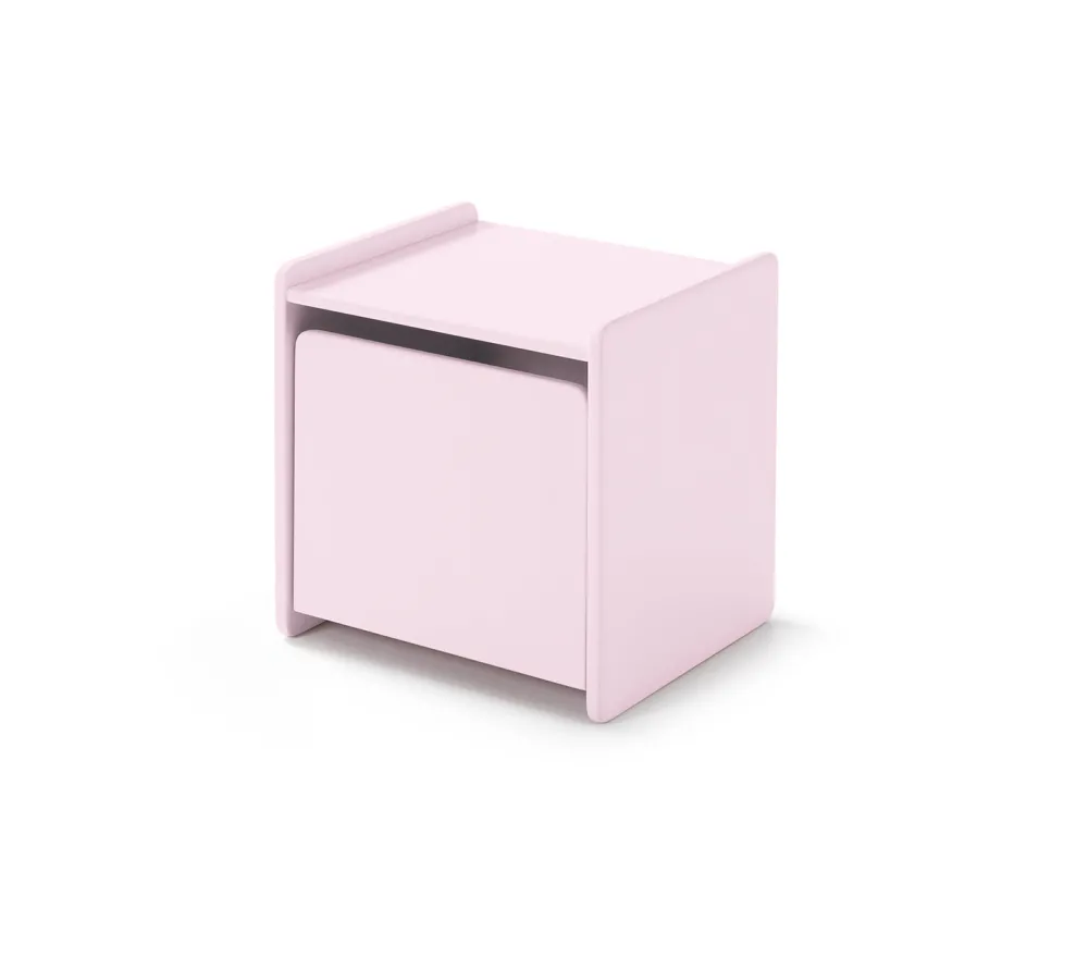 vipack__nachtkastje_kiddy_0-3.webp Vipack - Nachtkastje Kiddy - KINA1213 - Roze - 36x41xcm | Belga Meubelen Hot