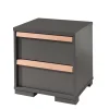 Vipack - Nachtkastje London - LDNA2280 - Grijs - 40x48,8xcm | Belga Meubelen Sale