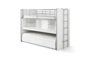 Vipack - Stapelbed Bonny - BONHS8014 - Wit - 101,5x161x221,5cm | Belga Meubelen Outlet