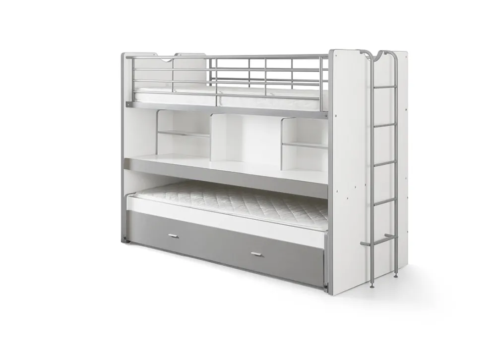 vipack__stapelbed_bonny___0-5.webp Vipack - Stapelbed Bonny - BONHS8009 - Grijs - 101,5x161x221,5cm | Belga Meubelen New