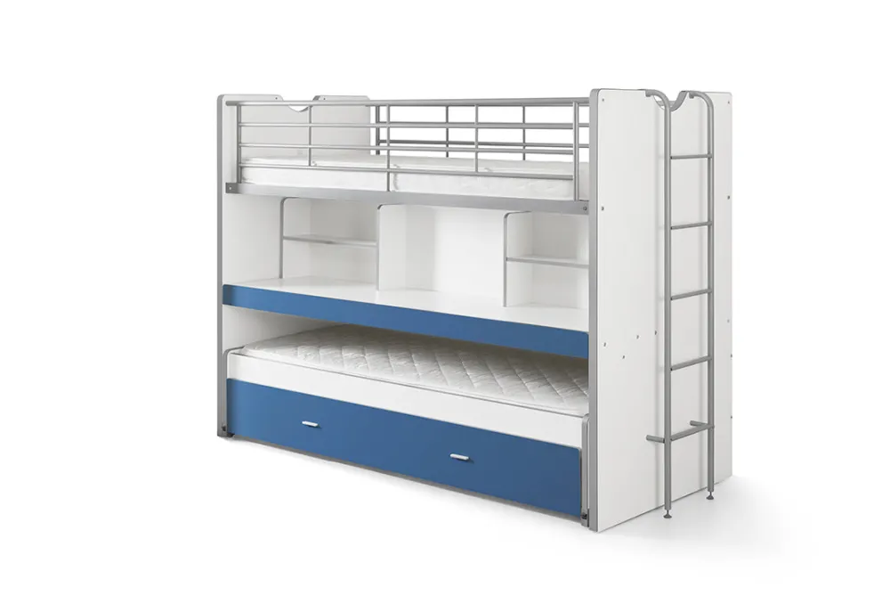 vipack__stapelbed_bonny___0-6.webp Vipack - Stapelbed Bonny - BONHS8007 - Blauw - 101,5x161x221,5cm | Belga Meubelen Fashion