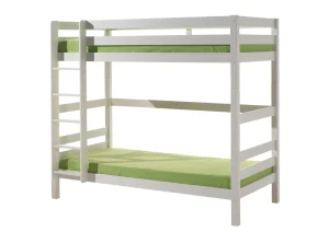 Vipack - Stapelbed Pino - PISBOL14 - Wit - 105,4x182xcm | Belga Meubelen Outlet