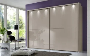 Wiemann - Kleerkast Orion - Taupe - 250x217x67cm | Belga Meubelen Discount