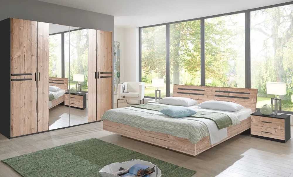 wimex__slaapkamer_suzan___0.webp Wimex - Slaapkamer Suzan - 4-delig - Donkere Eik | Belga Meubelen Outlet