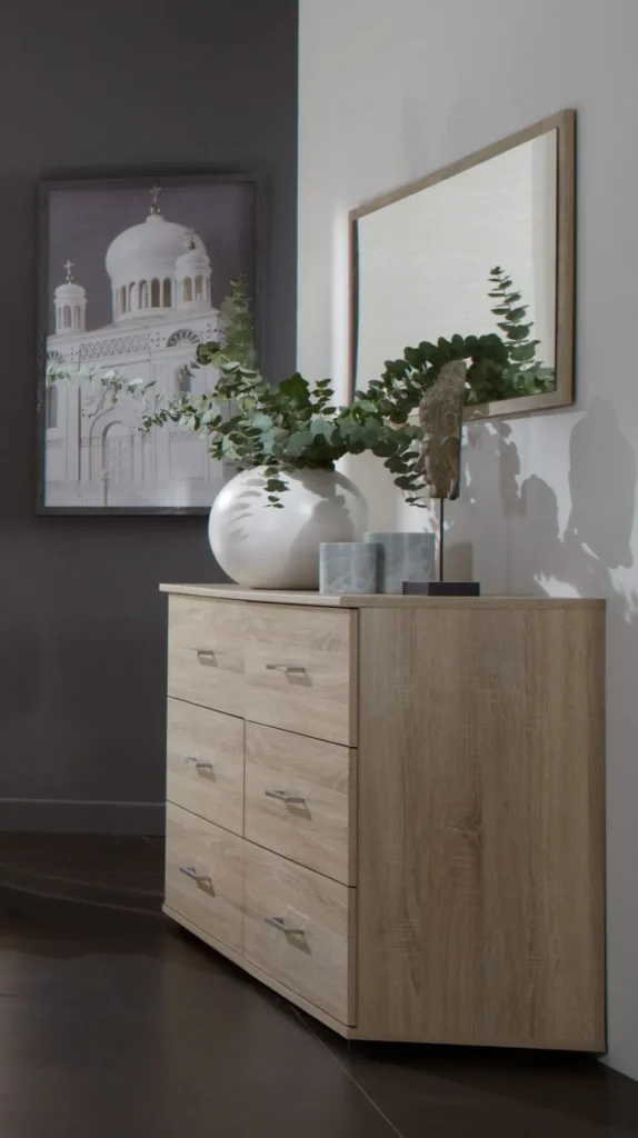 Wimex - Spiegel Anna - Sanoma Eik - 115x47x4cm | Belga Meubelen New