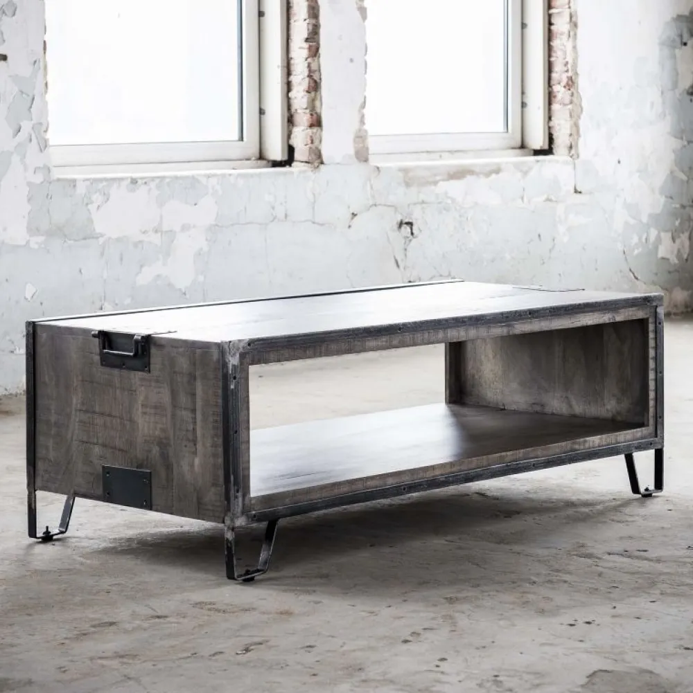 zst__salontafel_rift__gri_0.webp ZST - Salontafel Rift - Grijs/Zwart - 135x46x65cm | Belga Meubelen Clearance